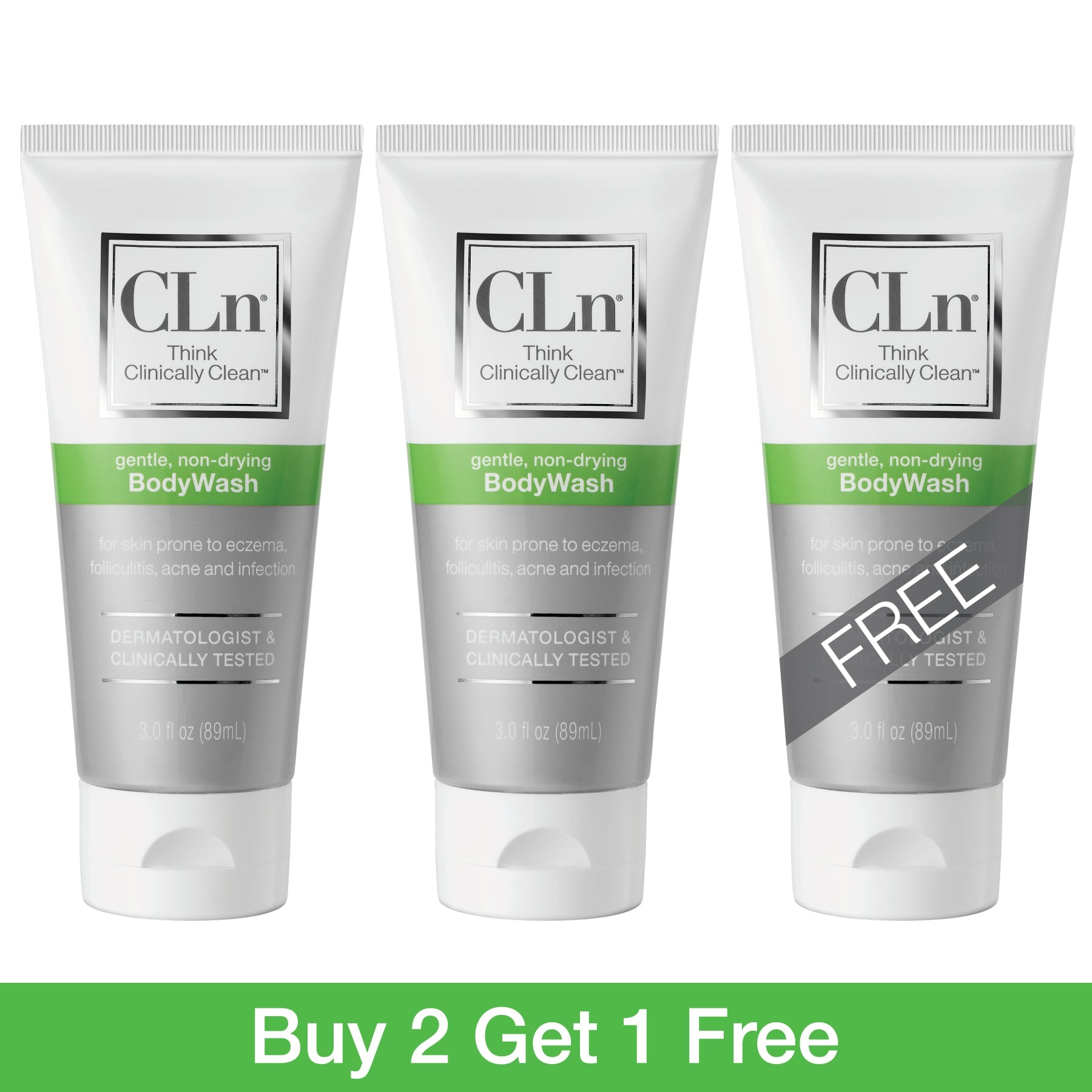 CLn BodyWash Shop All Products CLn Skin Care 3 fl. oz. 3-Pack