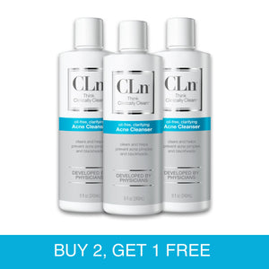 CLn Acne Cleanser 8oz 3-Pack Shop All Products CLn Skin Care 