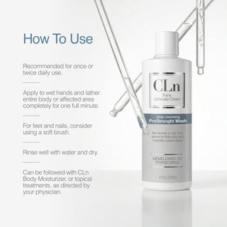 CLn ProStrength Wash 8oz 3-Pack CLn Skin Care 