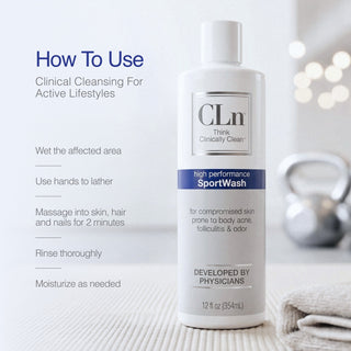 CLn SportWash 12oz 3-Pack CLn Skin Care 